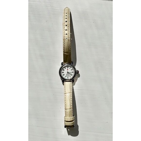 Genuine Michele Swiss mini CSX watch 12mm bone - Picture 2 of 8